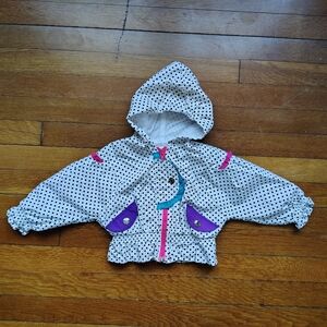 80s Vintage Kid’s Jacket Retro  Windbreaker Full Zip Up 18 Months Unisex Kids